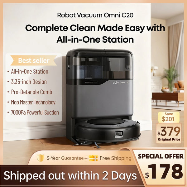 Smart robot vacuum with omni cleaning power