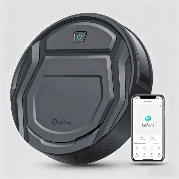 2200Pa Robot Vacuum, 120Min Runtime, Auto-Recharge, Wi-Fi/App/Voice Control