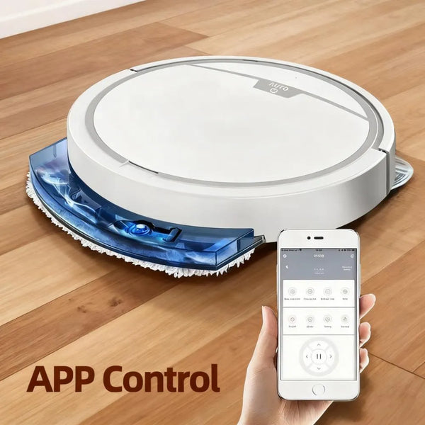2800Pa Smart Robot Vacuum & Mop - Wet/Dry Sweeping, Sweep & Mop Combo